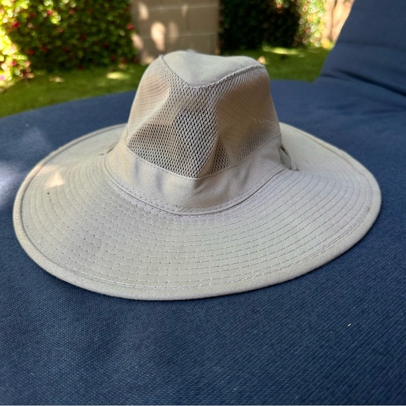 Dorfman Pacific Men's Brushed Twill-and-Mesh Safari Hat Size Medium - Picture 2 of 10
